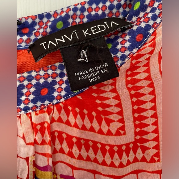 Tanvi Kedia Anthropologie Chiffon Sol
Patchwork Maxi Dress - Picture 5 of 6